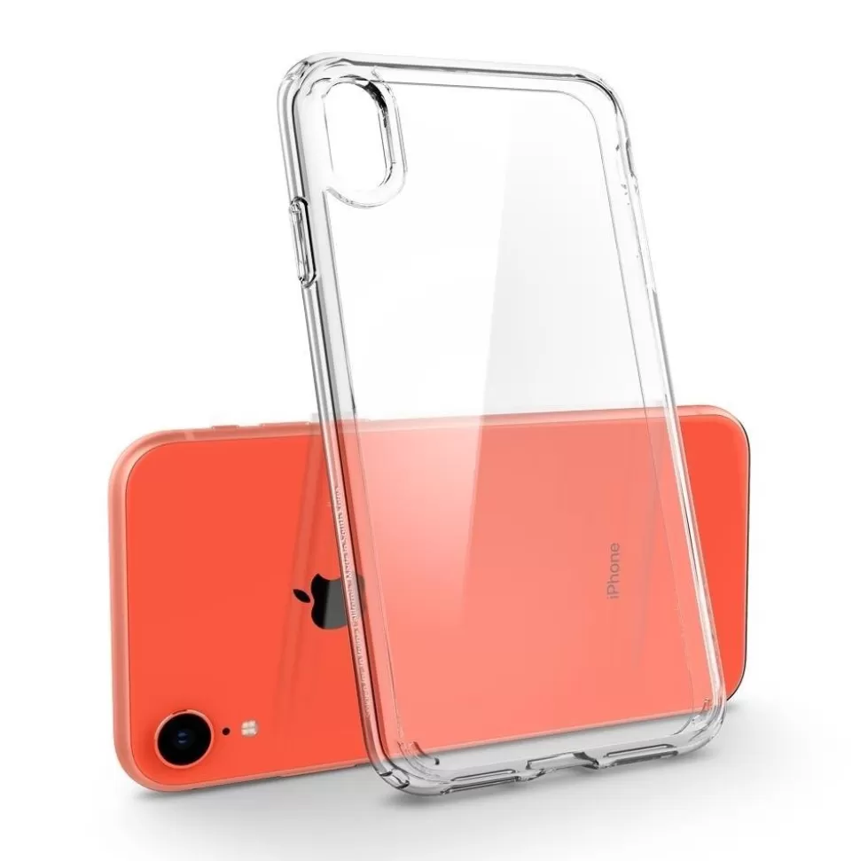 Spigen Iphone Xr*Ultra Hybrid Apple iPhone XR Etui Przezroczyste Clear + Szkło Case