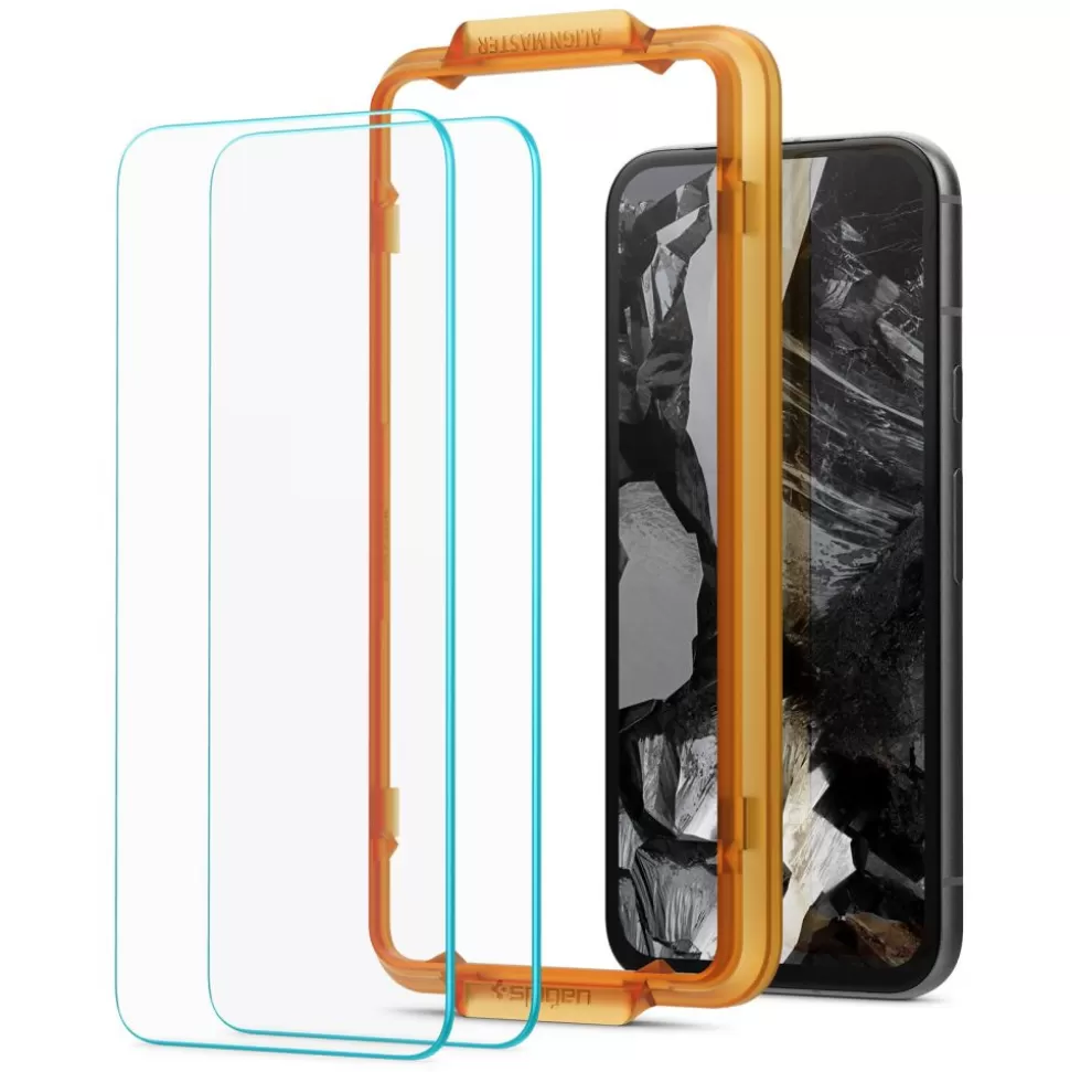 Spigen Pixel 8A*SZKŁO HARTOWANE ALM GLAS.TR 2-PACK GOOGLE PIXEL 8A CLEAR
