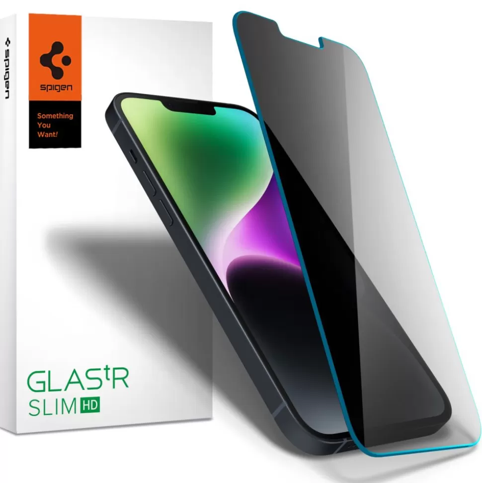 Spigen Iphone 13 | Iphone 13 Pro*SZKŁO HARTOWANE Apple iPhone 13 / 13 Pro GLAS.TR Slim Privacy Glass