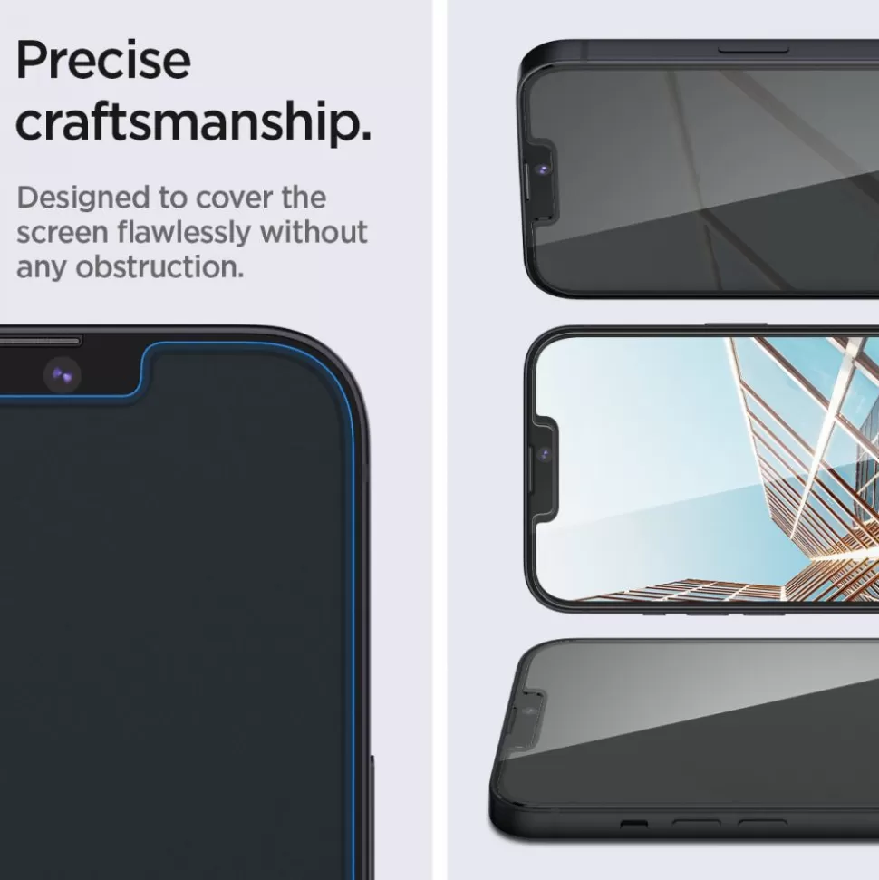 Spigen Iphone 13 | Iphone 13 Pro*SZKŁO HARTOWANE Apple iPhone 13 / 13 Pro GLAS.TR Slim Privacy Glass