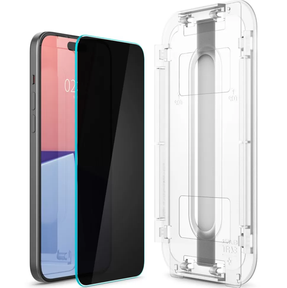 Spigen Iphone 15 Pro Max*Szkło Hartowane Glas.tr ”ez Fit” iPhone 15 Pro Max Privacy