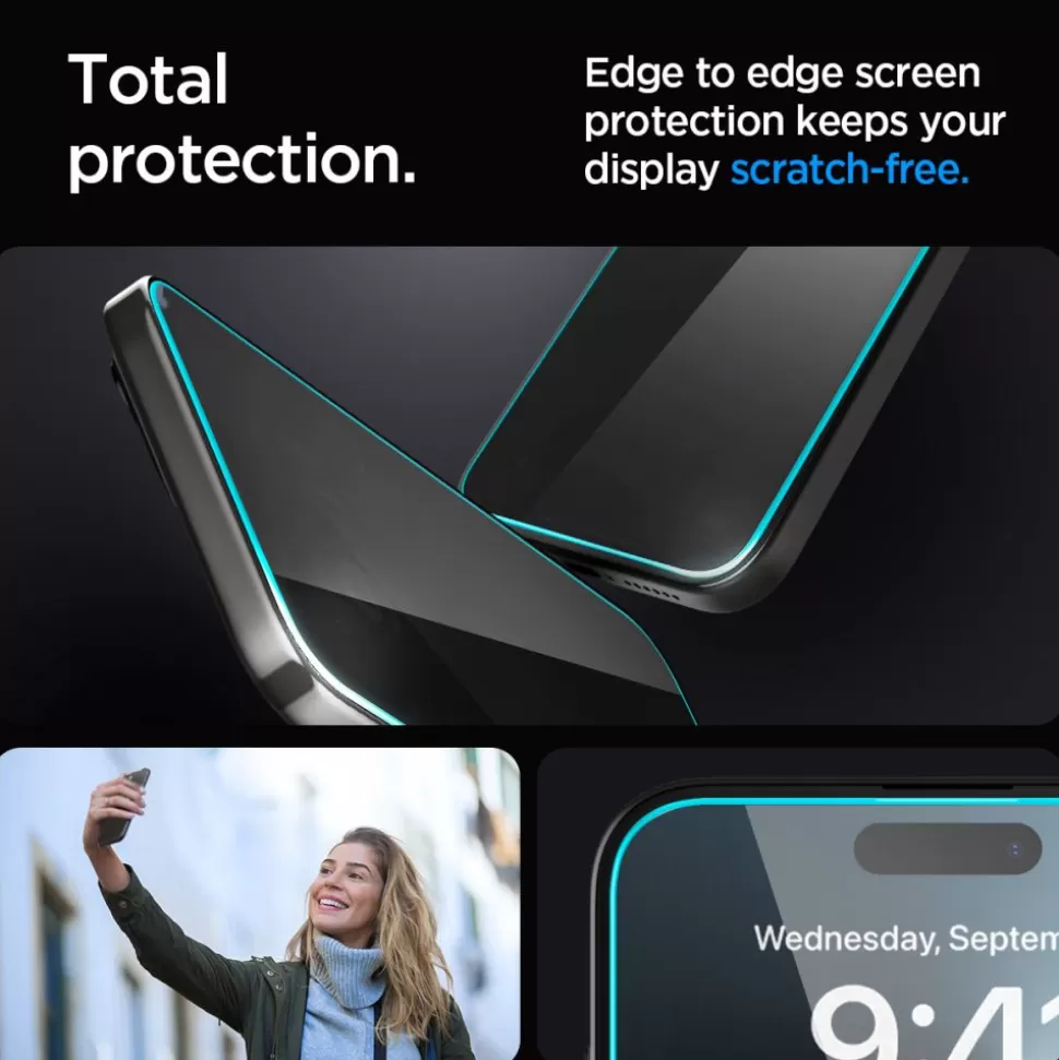 Spigen Iphone 15 Pro Max*Szkło Hartowane Glas.tr ”ez Fit” iPhone 15 Pro Max Privacy