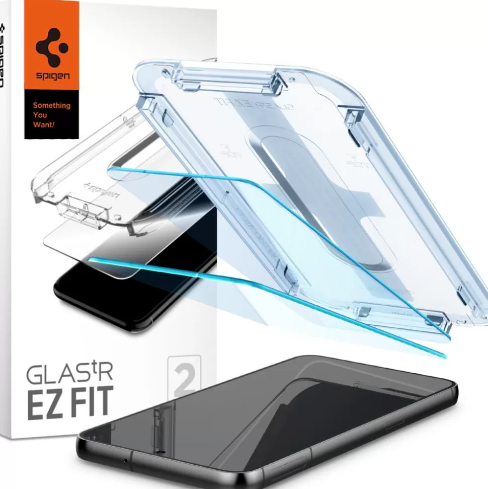 Spigen Galaxy S23 Plus*Szkło Hartowane Glas.tr ”ez Fit” 2-pack Galaxy S23 Plus Clear
