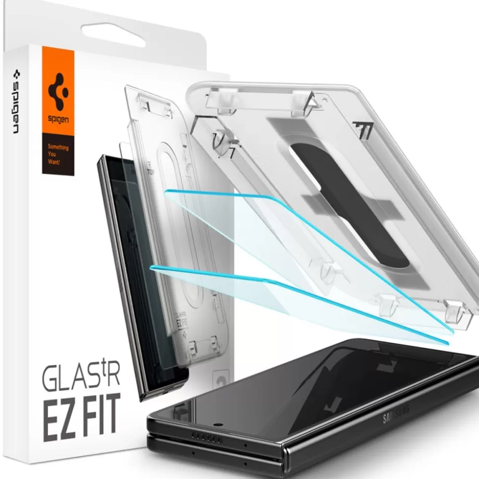 Spigen Galaxy Z Fold 5*SZKŁO HARTOWANE GLAS.TR ”EZ FIT” 2-PACK GALAXY Z FOLD 5 CLEAR