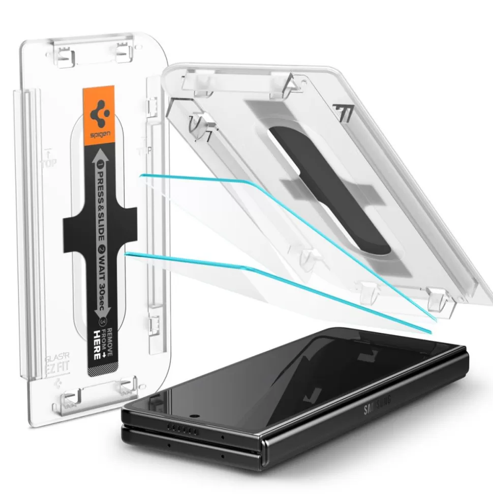 Spigen Galaxy Z Fold 5*SZKŁO HARTOWANE GLAS.TR ”EZ FIT” 2-PACK GALAXY Z FOLD 5 CLEAR
