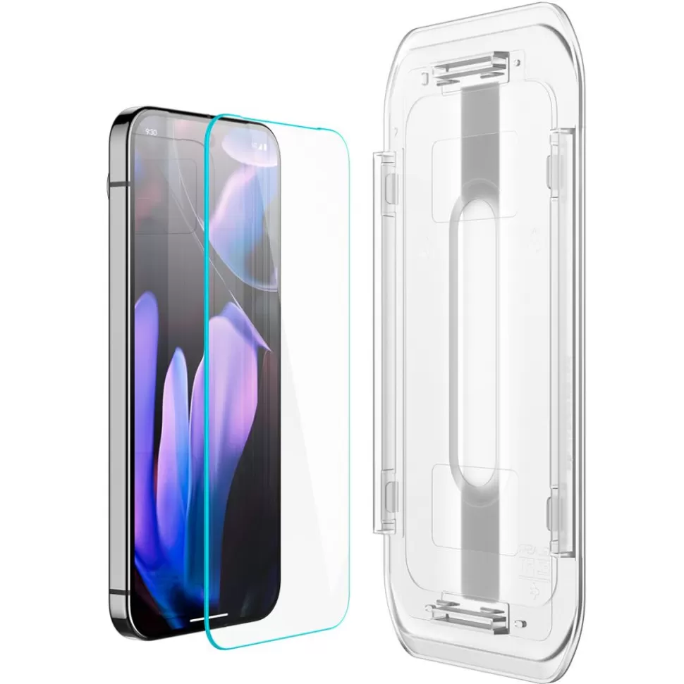 Spigen Pixel 9 | Pixel 9 Pro*SZKŁO HARTOWANE GLAS.TR ”EZ FIT” 2-PACK GOOGLE PIXEL 9 / 9 PRO CLEAR