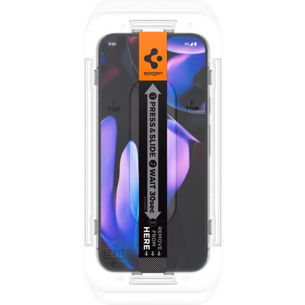 Spigen Pixel 9 | Pixel 9 Pro*SZKŁO HARTOWANE GLAS.TR ”EZ FIT” 2-PACK GOOGLE PIXEL 9 / 9 PRO CLEAR
