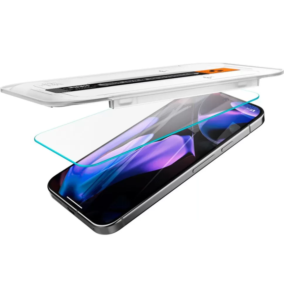 Spigen Pixel 9 | Pixel 9 Pro*SZKŁO HARTOWANE GLAS.TR ”EZ FIT” 2-PACK GOOGLE PIXEL 9 / 9 PRO CLEAR