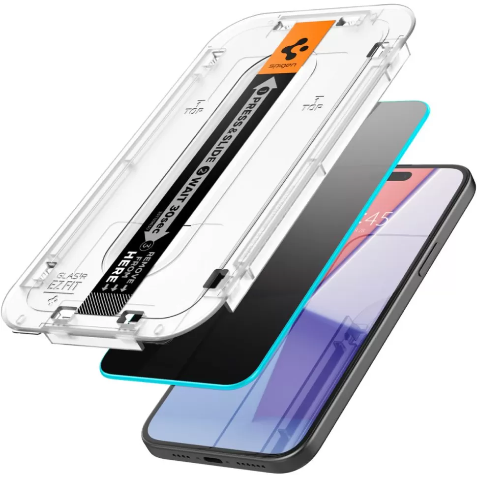 Spigen Iphone 15 Pro Max*Szkło Hartowane Glas.tr ”ez Fit” 2-pack iPhone 15 Pro Max Privacy