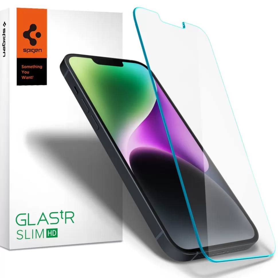 Spigen Iphone 13 | Iphone 13 Pro*Szkło Hartowane Glas.Tr Slim Apple iPhone 14 / 13 Pro / 13 Glas.Tr Slim