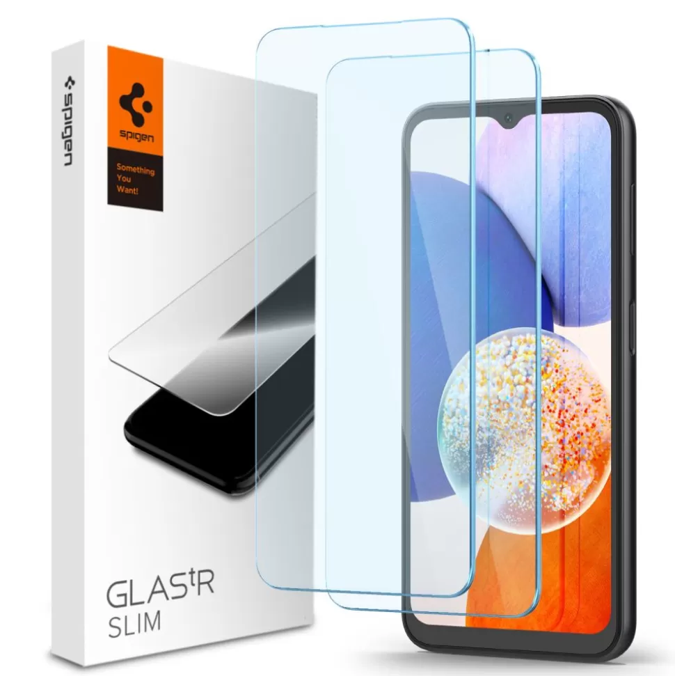 Spigen Galaxy A14*Szkło Hartowane Glas.tr Slim 2-pack Galaxy A14 5G Clear