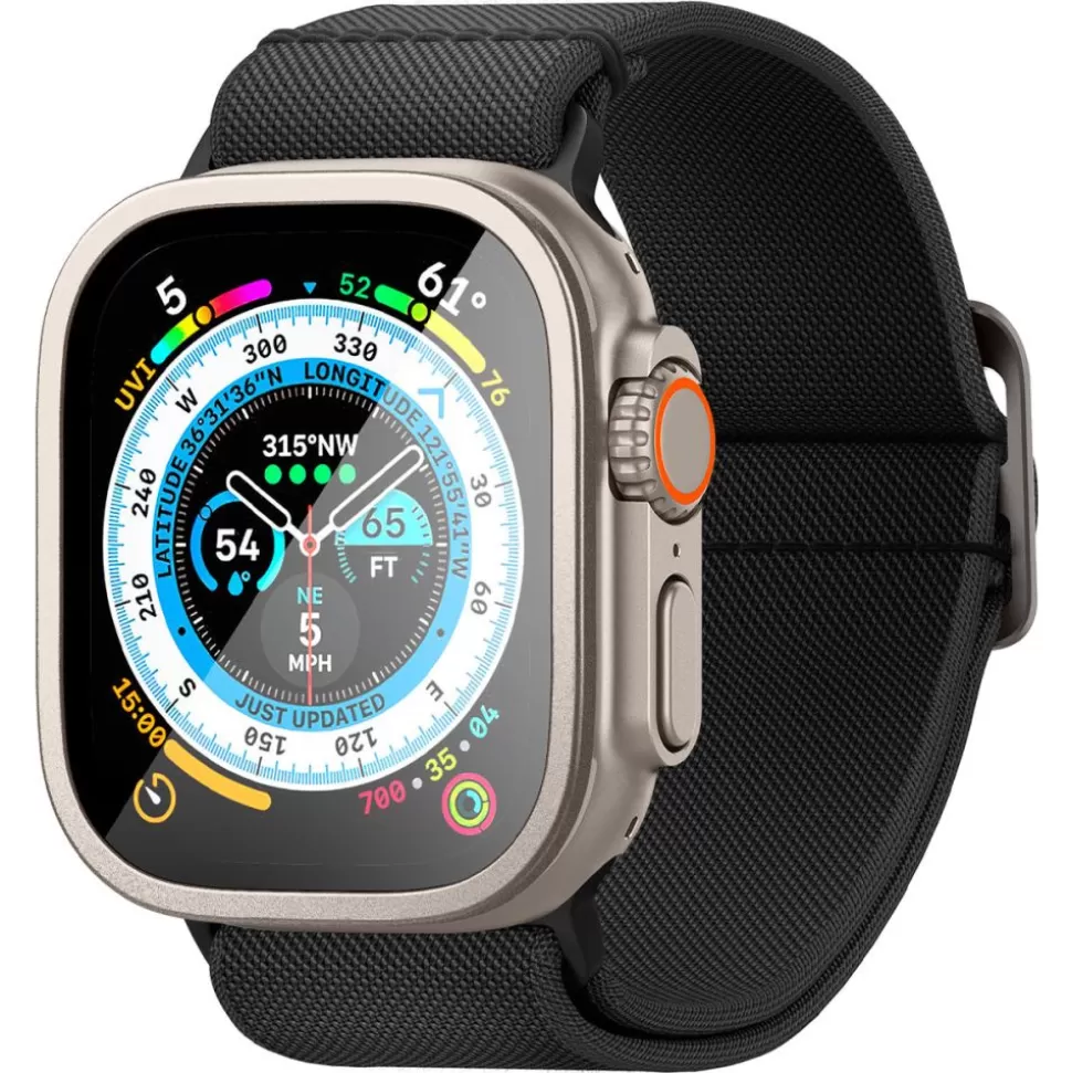 Spigen Apple Watch Ultra 49Mm | Apple Watch Ultra 2 49Mm*Szkło Hartowane Glas.tr Slim Pro Apple Watch Ultra (49 Mm) Titanium