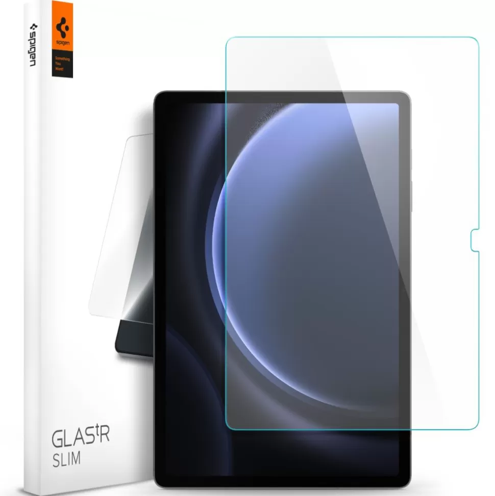 Spigen Galaxy Tab S9 Fe+ Plus*Szkło Hartowane Glas.tr Slim Samsung Galaxy Tab S9 Fe Plus 12.4 X610 / X616b Clear