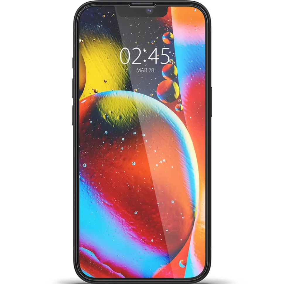 Spigen Iphone 13 | Iphone 13 Pro*Szkło Hartowane iPhone 14 / 13 Pro / 13 Glass Fc Full Cover Black