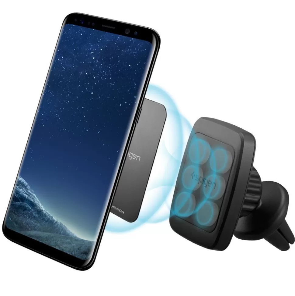 Spigen Iphone 16 | Iphone 16 Plus*Uchwyt Magnetyczny Do Kratki H12 Air Vent Magnetic Car Mount Holder