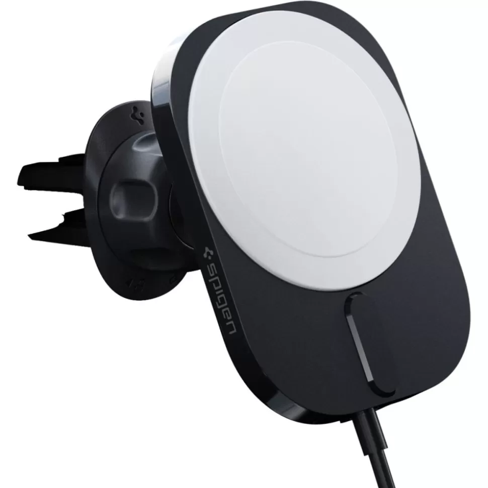 Spigen Iphone 12 Mini | Iphone 12*Uchwyt Itm12w Onetap Pro 3 Magnetic Magsafe Vent Car Mount Wireless Charger Black