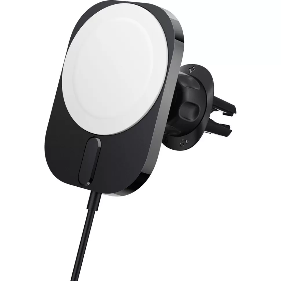 Spigen Iphone 12 Mini | Iphone 12*Uchwyt Itm12w Onetap Pro 3 Magnetic Magsafe Vent Car Mount Wireless Charger Black