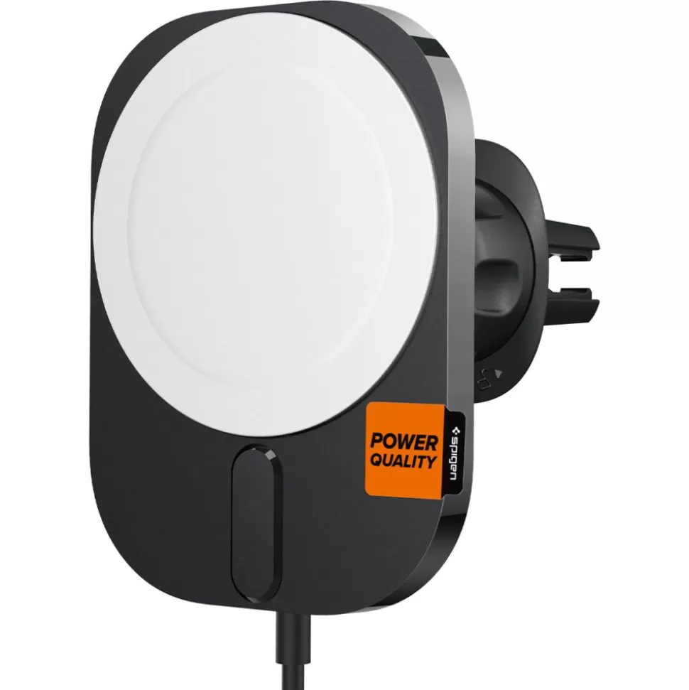 Spigen Iphone 12 Mini | Iphone 12*Uchwyt Itm12w Onetap Pro 3 Magnetic Magsafe Vent Car Mount Wireless Charger Black