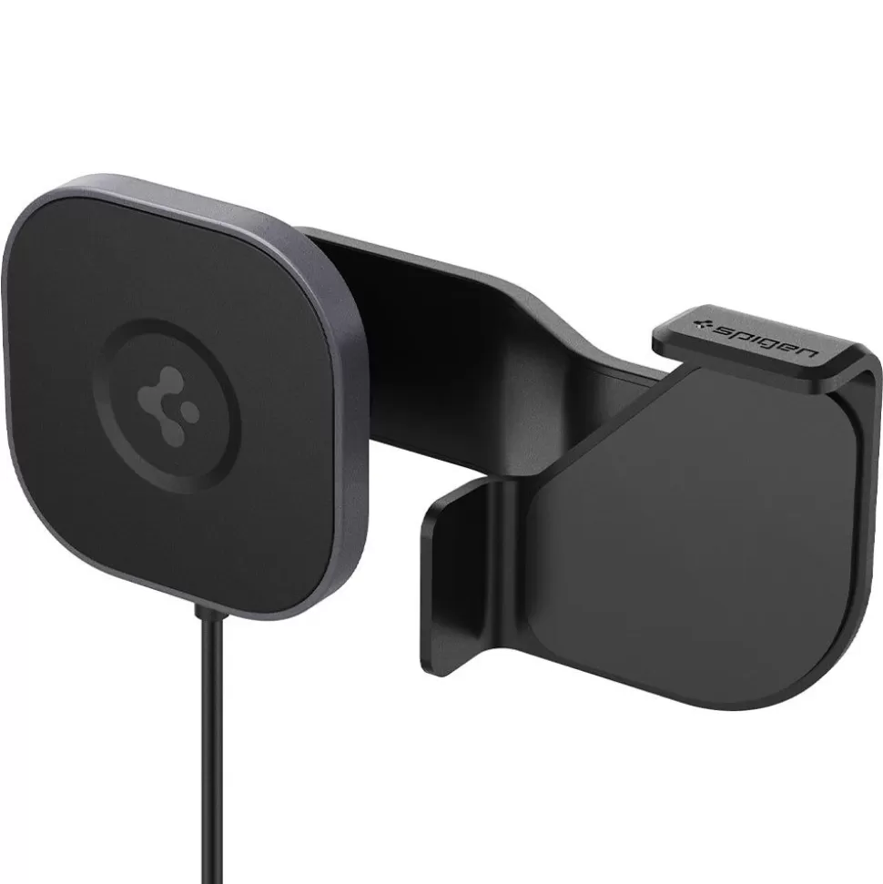 Spigen Iphone 12 Mini | Iphone 12*UCHWYT ITT90W ONETAP MAGNETIC MAGSAFE SCREEN CAR MOUNT WIRELESS CHARGER TESLA MODEL 3 / Y / X / S BLACK