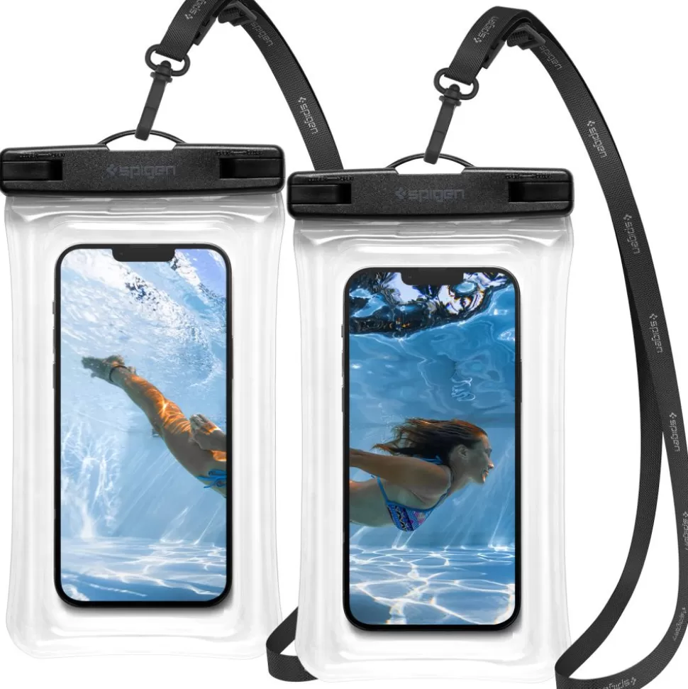 Spigen Inne | Etui Wodoszczelne*Wodoodporne Etui A610 Wodoszczelne Etui Pływające CASE 2-PACK CRYSTAL CLEAR